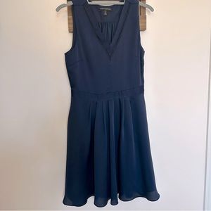 Banana Republic Navy Blue A-Line Dress with Pockets